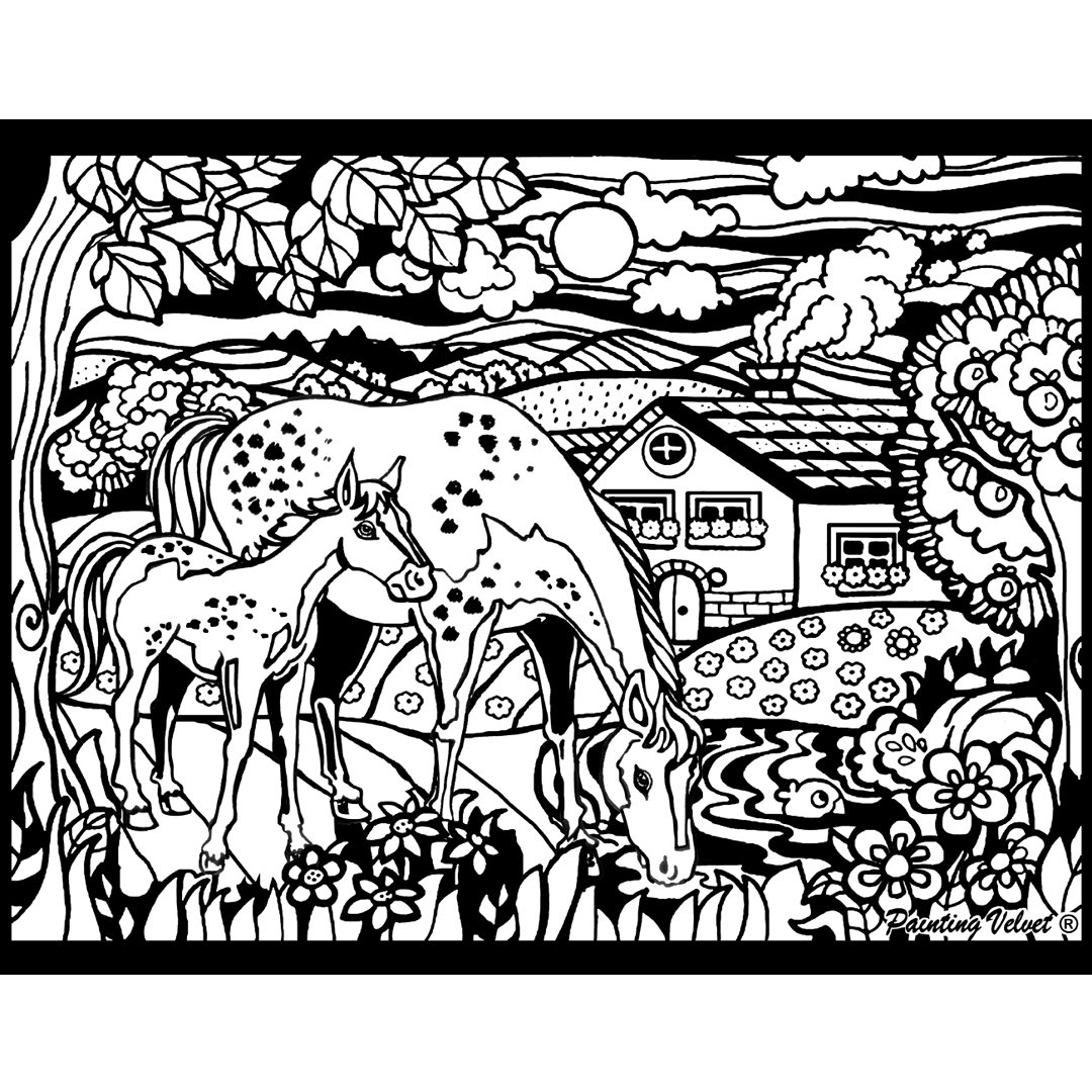 Naïve-Style Horses